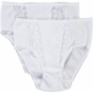 2er Pack Damen Midi-, Mini-,Bikinislip oder Panty