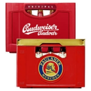 Paulaner Wei&szlig;bier, Alkoholfrei oder Budweiser 13.99&nbsp;&euro;