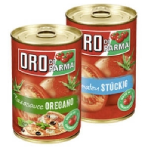 Oro di Parma Tomaten stückig, passiert oder Pizzasauce 0.99 €