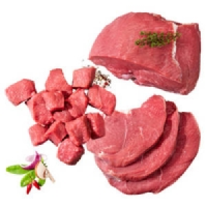 Frische Kalbsschnitzel, Kalbsbraten oder Kalbsgulasch 1.00 €