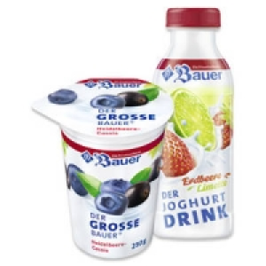 Bauer Fruchtjoghurt oder Joghurt Drink 0.44 €