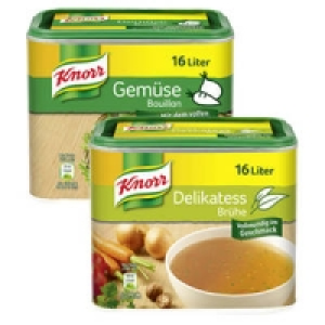 Knorr Gem&uuml;se Br&uuml;he, Delikatess-Br&uuml;he, H&uuml;hner Kraft-Bouillon oder Fleis 2.79&nbsp;&euro;