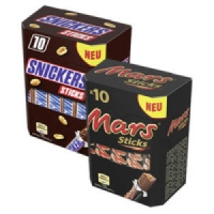 Mars, Snickers oder Twix Sticks 1.99&nbsp;&euro;