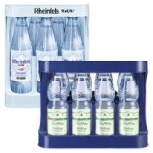 Burgwallbronn First Class Mineralwasser oder Rheinfels Mineralwasser 3.49&nbsp;&euro;