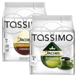 Tassimo Jacobs Caffé Crema Classico oder Latte Macchiato Classico 3.79 €