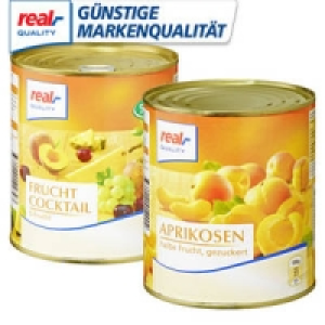 Aprikosen 1/2 Frucht, Birnen 1/2 Frucht, Tortenpfirsiche, Frucht-Cockt 1.39&nbsp;&euro;