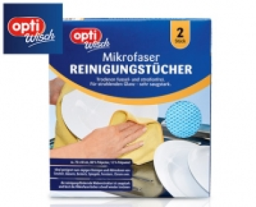 optiWisch Mikrofaser Reinigungstücher, 2 Stück 4.99 €