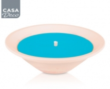 CASA Deco Outdoorkerze in Terrakotta-Schale