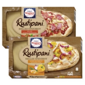 Wagner Rustipani Salami-Tomate oder Hähnchenbrust-Frischkäse 1.69 €