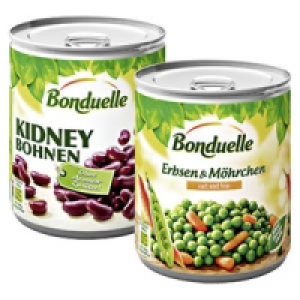 Bonduelle Erbsen mit M&ouml;hrchen zart und fein oder Kidneybohnen 1.39&nbsp;&euro;