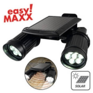 Solar-Doppelstrahler schwarz