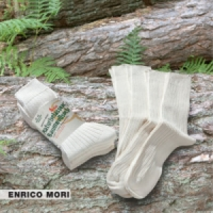 Aldi Nord Enrico Mori® Naturbelassene Baumwollsocken