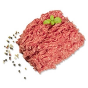 Frisches Hackfleisch gemischt aus Schweine- und Rindfleisch