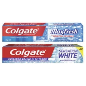 Colgate Zahncreme MaxFresh oder Sensation White