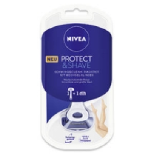 NIVEA Protect & Shave Schwinggelenk-Rasierer mit Wechselklingen