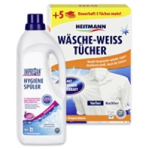 Heitmann W&auml;sche-Wei&szlig; T&uuml;cher oder Impresan Hygienesp&uuml;ler