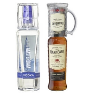Bacardi Rum Carta Blanca, Oakheart oder New Amsterdam Vodka