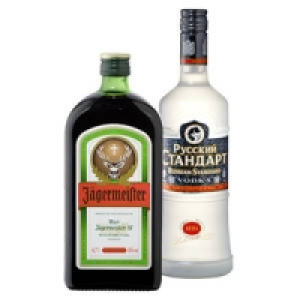 J&auml;germeister oder Russian Standard Vodka