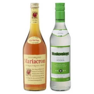 Mariacron Weinbrand oder Moskovskaya Russischer Vodka 5.99 €