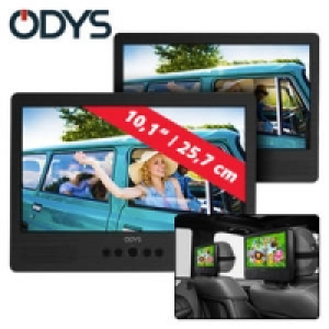 Mobiles DVD-Set Twin 10 mit zwei 10,1 Zoll-TFT-Monitoren