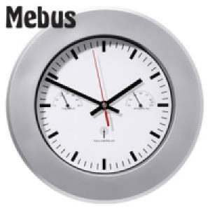 Gro&szlig;e Funkwanduhr mit Thermometer und Hygrometer 12.99&nbsp;&euro;