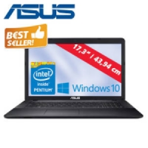 Notebook F751SA-TY020T mit Intel Pentium N3700 Quad-Core (4 x bis zu 2