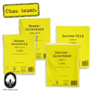 Damen- oder Herren-W&auml;sche