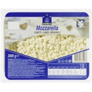 Mozzarella gew&uuml;rfelt