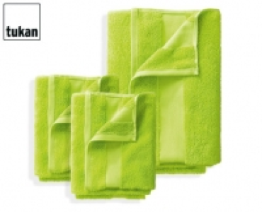 tukan 1 Frottier-Duschtuch oder 2 Frottier-Handt&uuml;cher