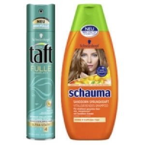 Schauma Shampoo, Sp&uuml;lung oder 3 Wetter Taft Haarspray, Haarlack, Schau