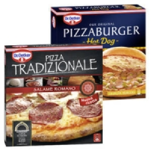 Dr. Oetker Pizza Tradizionale Salame Romano oder Pizza Burger Hot Dog 2.22 €