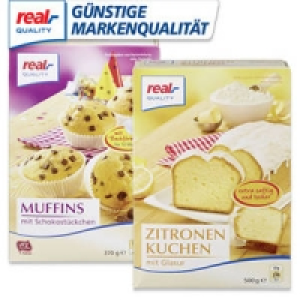 Backmischung Zitronen-Kuchen mit Glasur oder Muffins mit Schokost&uuml;ckch