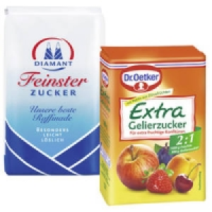 Diamant Feinster Zucker, Gelierzucker 3 : 1 oder Dr. Oetker 2 : 1 Geli