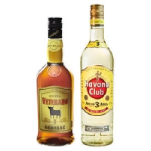 Osborne Veterano, 103 oder Havana Club Rum, 3 Jahre 9.99&nbsp;&euro;