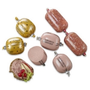 Kalbfleischleberwurst, Tr&uuml;ffel-Kalbfleischleberwurst oder Zwiebelmettw