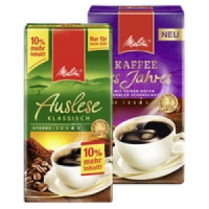 Melitta Caf&eacute; Auslese, Mild, Harmonie Mild oder Melitta Kaffee des Jahr