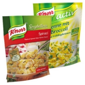 Knorr Spaghetteria, activ Pastagerichte oder H&uuml;ttenschmaus