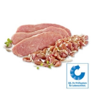 Frische Schweineschnitzel, natur oder Schweinegeschnetzeltes nach Gyro