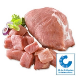 Frischer Gourmet Schweinebraten oder Schweinegulasch