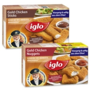 iglo 12 Gold Nuggets oder 10 Gold Chicken Sticks 1.99&nbsp;&euro;