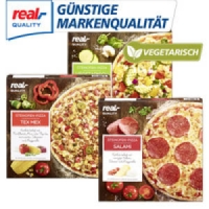 Steinofen Pizza Salami, Schinken Tex Mex oder Vegetarisch 0.99 €