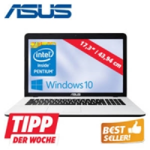 Notebook F751SA-TY034T mit Intel Pentium N3700 Quad-Core (4 x bis zu 2