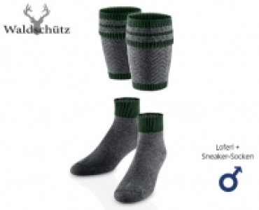 Waldschütz Trachten-Strümpfe oder- Loferl mit Sneaker-Socken 2.99 €
