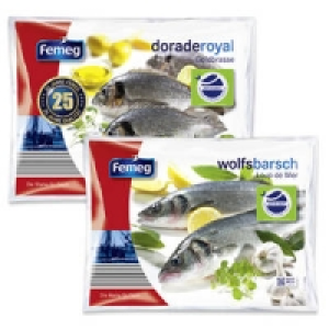 Femeg Dorade Royal oder Wolfsbarsch