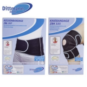 R&uuml;ckenbandage oder Kniebandage
