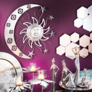 Wand-Deko Sonne, Mond und Sterne
