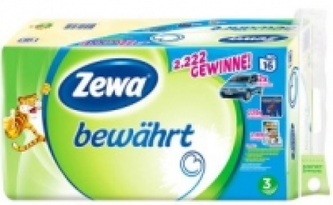 Zewa Toilettenpapier bew&auml;hrt 3.99&nbsp;&euro;