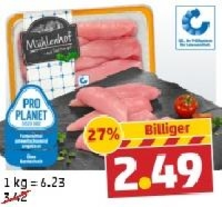 M&Uuml;HLENHOF Frische H&auml;hnchen-Innenbrustfilets 2.49&nbsp;&euro;