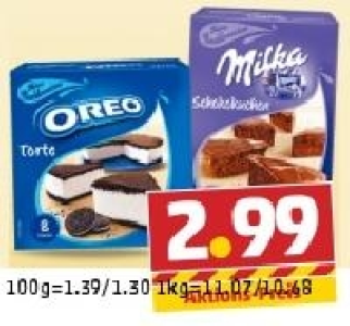 OREO oder MILKA Backmischung