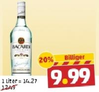 BACARDI Superior Weißer Rum 9.99 €
